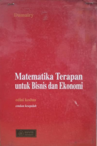 Image of Matimatika terapan untuk bisnis dan ekonomi