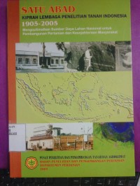 Image of Satu Abad Kiprah Penelitian Tanah Indonesia