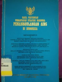 Image of Hasil Pertemuan Pemantapan Strategi Nasional Penanggulangan AIDS Di Indonesia