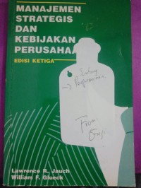 Image of Manajemen Strategis Dan Kebijakan Perusahaan