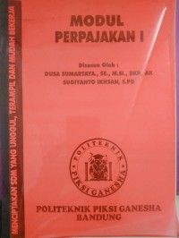 Image of Modul Perpajakan I