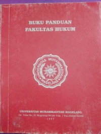 Image of Buku Panduan Fakultas Hukum