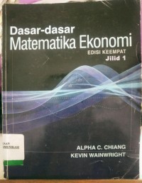 Image of Dasar-Dasar Matematika Ekonomi