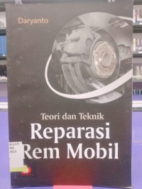 Image of Teori dan Teknik Reparasi Rem Mobil