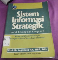 Image of Sistem Informasi Strategik