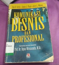 Image of Komunikasi Bisnis Dan Profesional