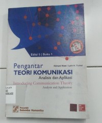 Image of Pengantar Teori Komunikasi