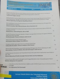 Image of JURNAL NASIONAL TEKNIK ELEKTRO DAN TEKNOLOGI INFORMASI