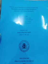 Image of PERANCANGAN DISPENSER OTOMATIS BERBASIS MIKROKONTROLER DI KOMISI INFORMASI JAWA BARAT BANDUNG