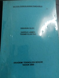 Image of MATERI PERKULIAHAN PANCASILA