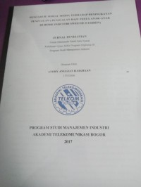 Image of pengaruh sosial media terhadap peningkatan penjualan penjualan baju pesta anak anak