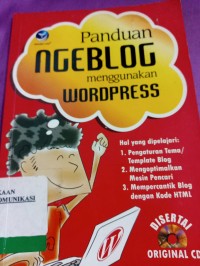 Image of PANDUAN AGEBLONG MENGUNAKAN WORDPRESS