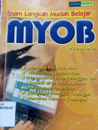 Image of ENAM LANGKAH MUDAH BELAJAR MYOB PREMIER