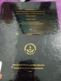Image of tugas akhir analisa pekerjaan survey geographic information system gis perusahan daerah air minum pdam tirta pakuan bogor