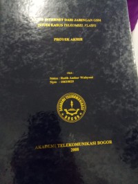 Image of TUGAS AKHIR : AKSES INTERNET DARI JARINGAN GSM (STUDI KASUS TELKOMSEL FLASH)