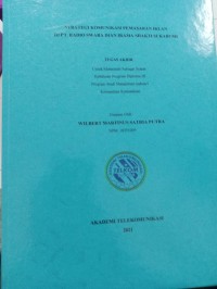 Image of TUGAS AKHIR : STRATEGI KOMUNIKASI PEMASARAN IKKLAN DI PT. RADIO SWARA DIAN IRAMA SHAKTI SUKABUMI