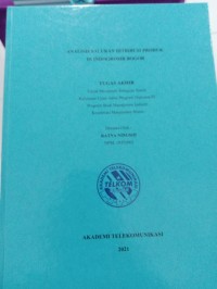 Image of TUGAS AKHIR : ANALISIS SALURAN LISTRIK DITRIBUSI PRODUK DI INDOGOSIR BOGOR