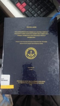 Image of pengaruh kompetensi sumber daya manusia terhadap efektivitas kerja karyawan sekretariat direktorat jendral sumber daya  dan perangkat pos dan informatika