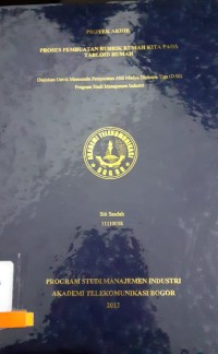 Image of PROSES PEMBUATAN RUBRIK RUMAH KITA PADA TABLOIT RUMAH