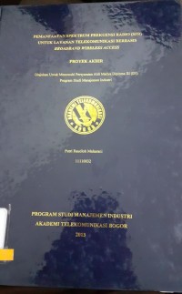 Image of PEMANFAATAN SPEKTRUM FREKUENSI RADIO (SFR) UNTUK LAYANAN TELEKOMUNIKASI BERBASIS BROADBRAND WIRELESS ACCESS
