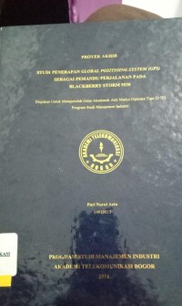 Image of STUDI PENERAPAN GLOBAL POSITIOING SYSTEM (GPS) SEBAGAI PEMANDU PERJALANAN BLACKBERRY STORM 9530