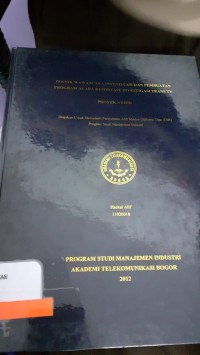 Image of TEKNIK WAWANCARA INVESTIGASI DAN PEMBUATAN PROGRAM ACARA REPORTASE INVESTIGASI TRANS TV