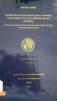 Image of KONSEP PERANCANGAN DESAIN GRAFIS COVER BUKU PADA PENERTBIT DI PT. YGI (YUDHISTIRA GHALIA INDONESIA)