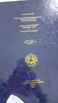 Image of KONTROL PENGOPERASIAN KOMPRESOR AS 36 DI PT NUTRIFOOD INDONESIA