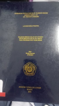 Image of PERBAIKAN KEPALA DAN BLOK SILINDER ENGINE (NISSAN SENA A.12) UD. RISKARYA MANDIRI