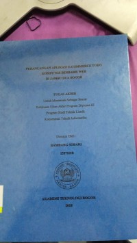 Image of perancangan aplikasi  e  commerce toko  komputer  berbasis web di jambu dua bogor  tugas akhir