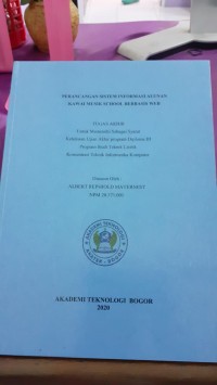 Image of PERANCANGAN SISTEM INFORMASI ALUNAN KAWAI MUSIK SCHOOL BERBASIS WEB