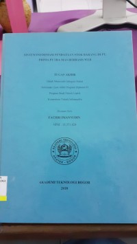 Image of SISTEM INFORMASI PENDATAAN STOK BARANG DI PT. PRIMA PUTRA MAS BERBASIS WEB