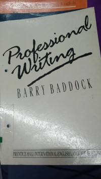 Image of PROFESSIONAL WRITING