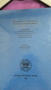 Image of perancangan alat simulasi rem pneumatic abs berbasis arduino tuas akhir