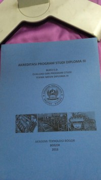 Image of akreditasi program studi diploma III  buku e d evaluasi diri program studi teknik mesin diploma III