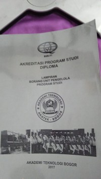 Image of akreditasi program studi diploma  lampiran  borang unit pengelola program studi