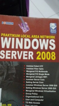 Image of praktikum local area NETWORK WINDOWS SERVER 2008