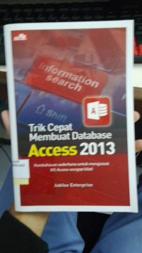 Image of Trik Cepat Membuat Database ACCESS 2013