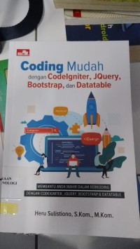 Image of Coding Mudah Dengan Codelgniter, JQuery Bootstrap, dan Datatable