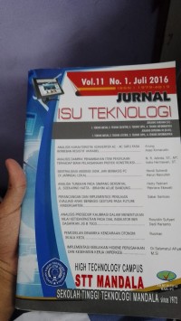 Image of Jurnal ISU Teknologi