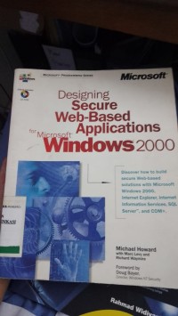 Image of Designing Secure WEB-BASED  Applications For Microsoft Windows 2000