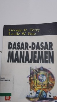 Image of DASAR DASAR MANAJEMEN