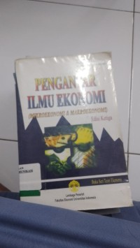 Image of Pengantar ilmu ekonomi