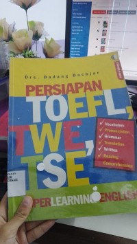 Image of Persiapan Toefl Twe Tse