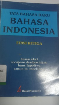 Image of TATA BAHASA BAKU BAHASA INDONESIA