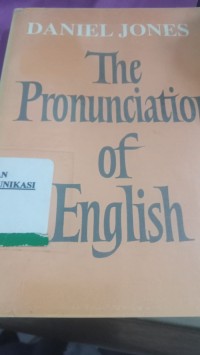 Image of The Pronunciation Of English
