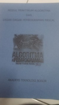 Image of Modul Praktikum Algoritma Dan Dasar Dasar Pemrograman Pascal