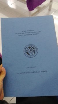 Image of BUKU PENDOMAN PENERIMA MAHASISWA  BARU